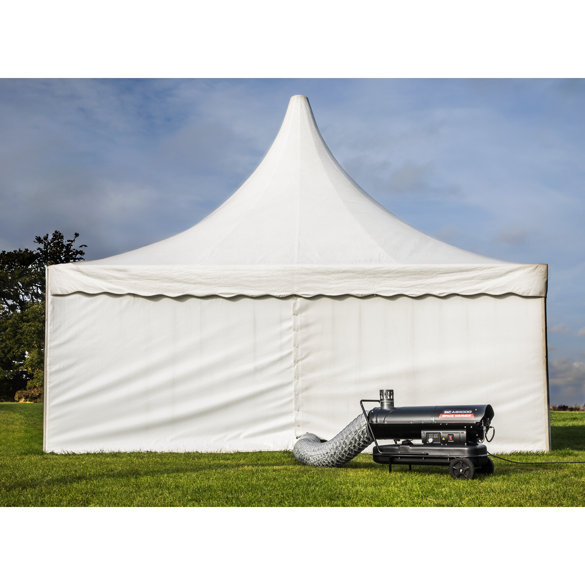 Sealey Flexible Ducting Ø250mm 5m Flame & Heat Retardant Multipurpose ABI1000AK1