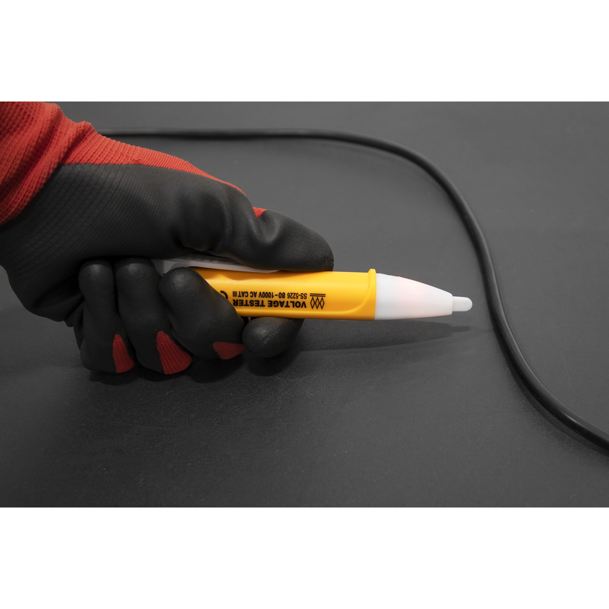 Sealey Premier Non Contact Voltage Detector 80-1000V Green LED 50-60Hz AK1998