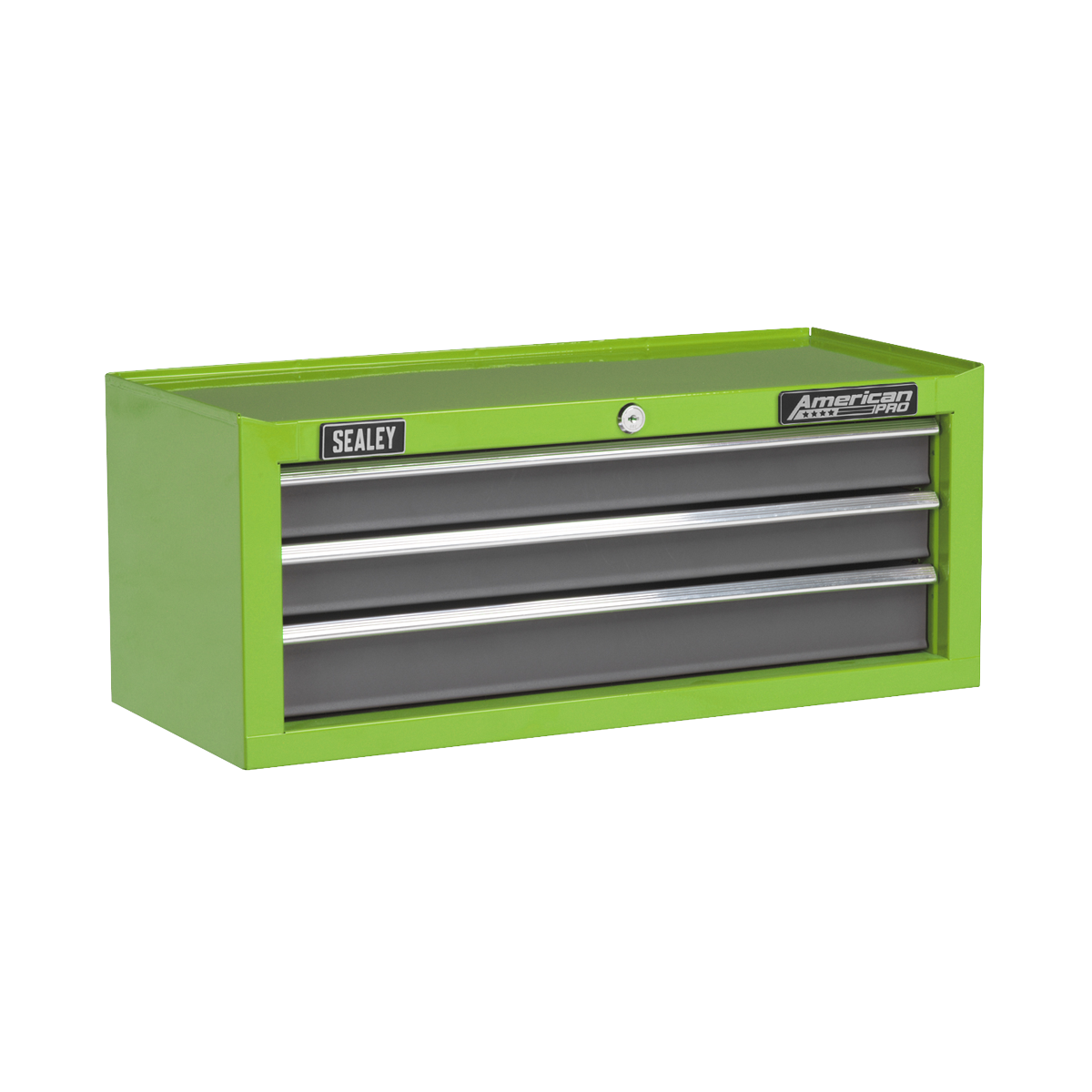 Sealey Green/Grey Mid Tool Box 3 Drawers With Ball Bearing Slides AP22309BBHV