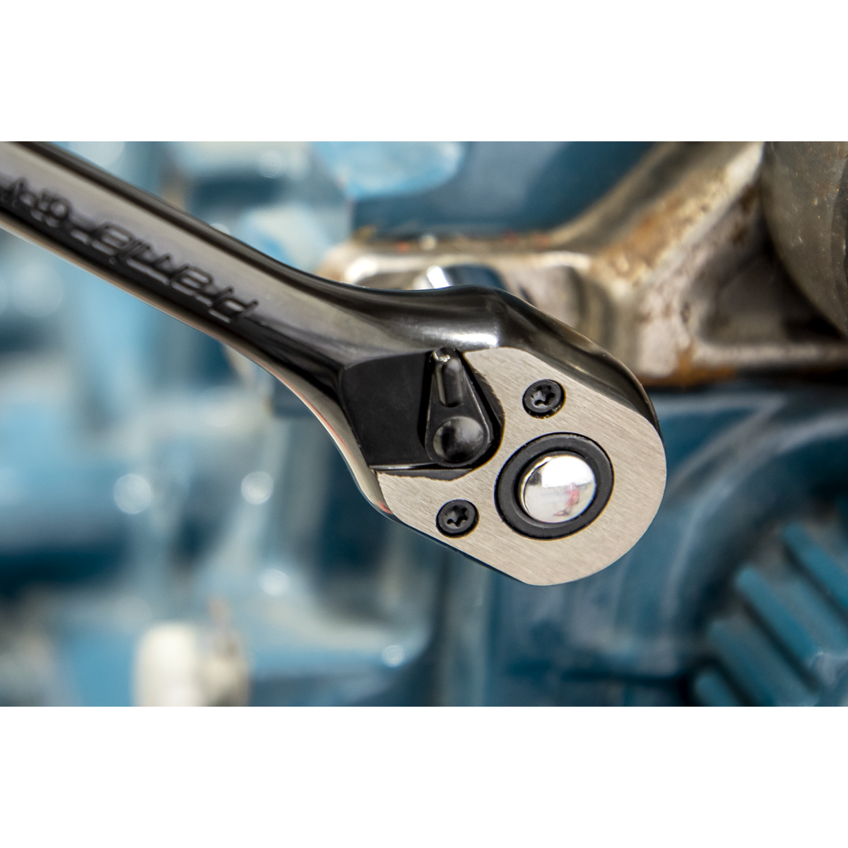 Sealey Ratchet Wrench 3/8" Square Drive Premier Black Chrome Vanadium AK7998