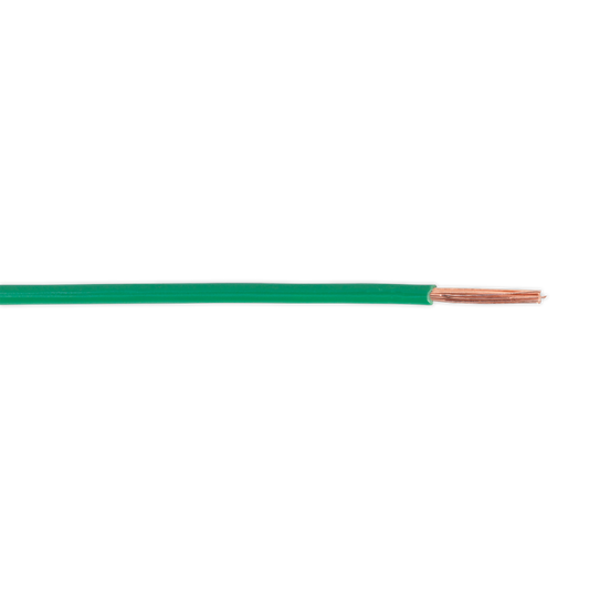 Sealey 50m 28/0.30mm Thin Wall Automotive Cable RoHS Compliant - Green AC2830GR