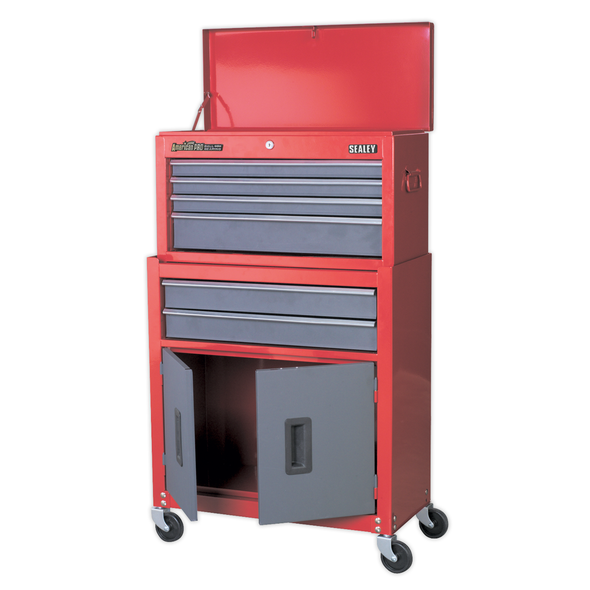 Sealey 6-Drawer Topchest & Rollcab Combination With Ball-Bearing Slides AP2200BB