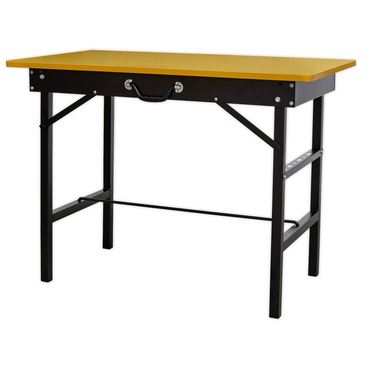 Sealey Portable Foldable Workbench 1m 100kg Capacity Wooden Top FWB1000
