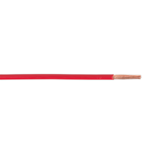 Sealey 50m 28/0.30mm Thin Wall Automotive Cable RoHS Compliant - Red AC2830RE