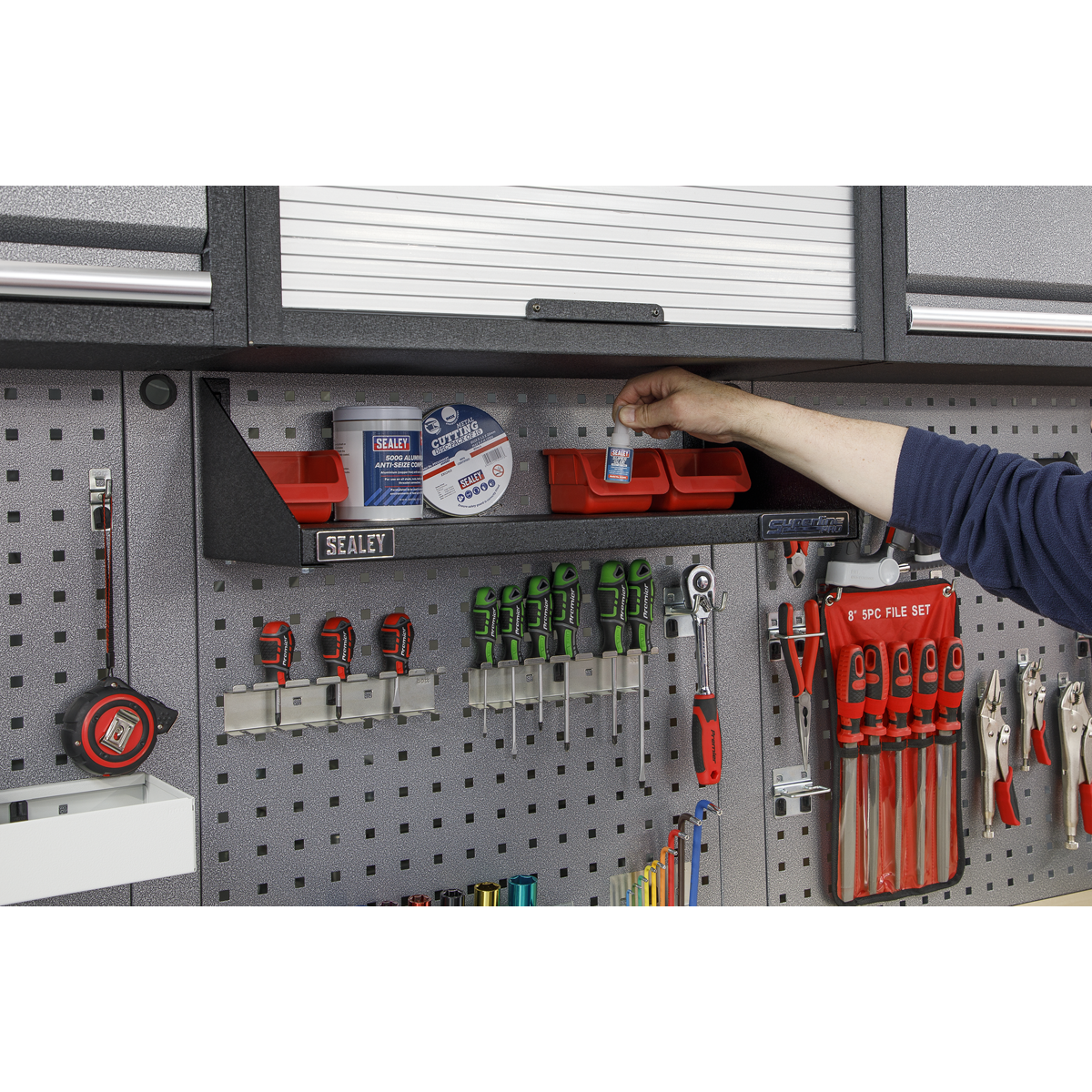 Sealey Tool Modular Shelf For APMS50BP APMS60BP Back Panel Easy Fit APMS70