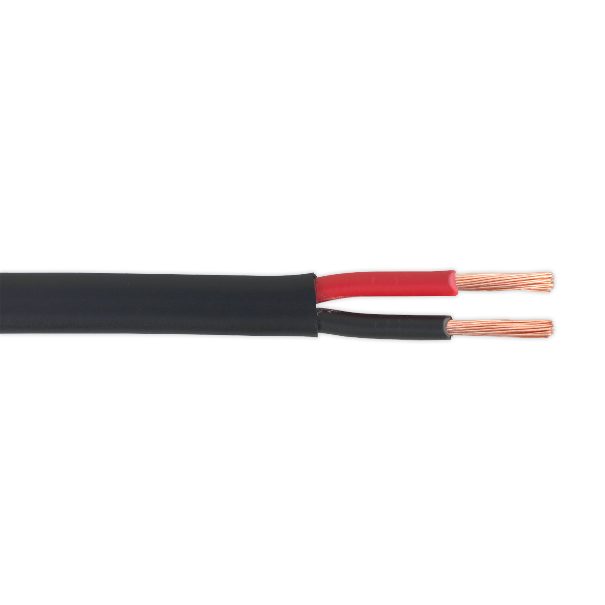 Sealey Thick Wall Flat Twin Cable 2 x 28/0.30mm 17.5A 30M Black AC2830TWTK