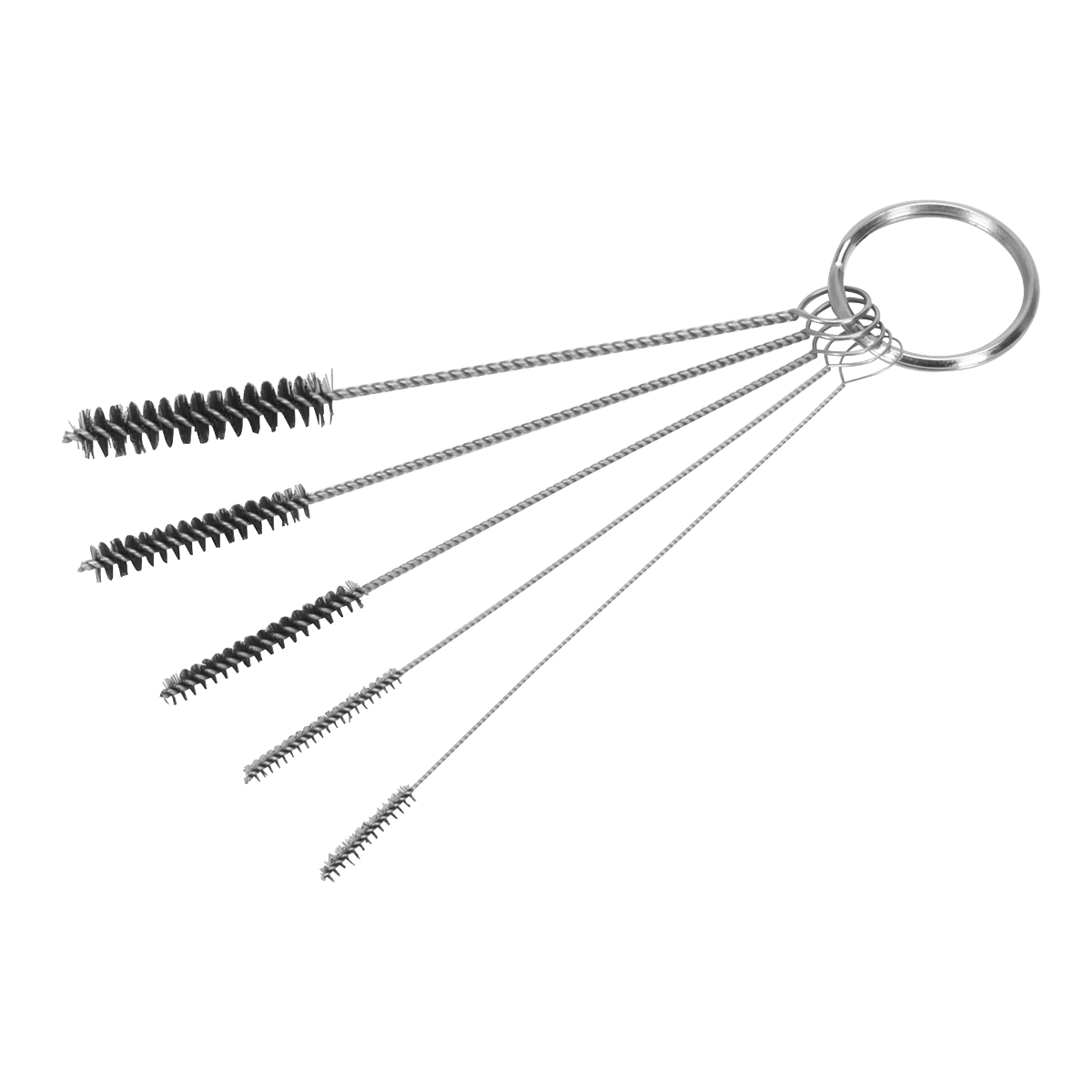 Sealey Spray Gun Cleaning Mini Brush Set For Use With Thinners 5 Pieces BSGC4