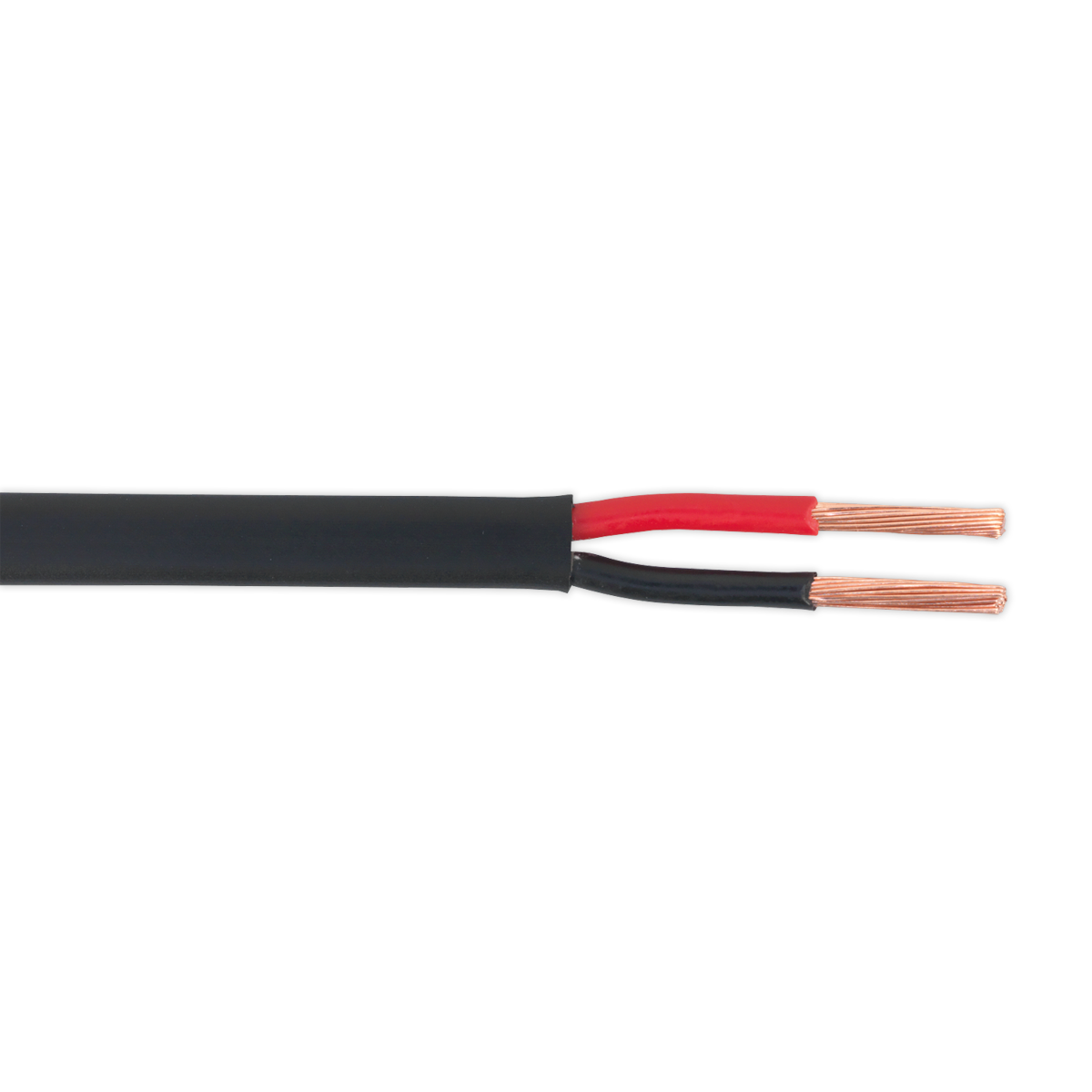 Sealey Thin Wall Flat Twin Cable 2 x 28/0.30mm 17.5A 30M Black AC2830TWTN