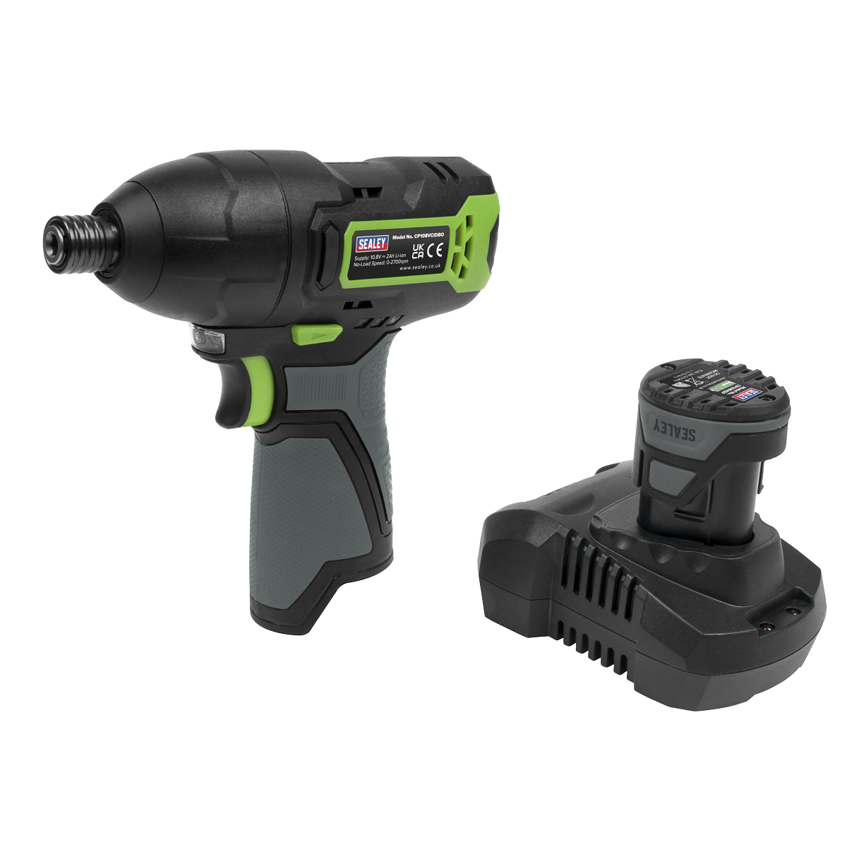 Sealey Cordless Impact Driver 1/4" Hex Drive 10.8V - Body Only CP108VCIDBO