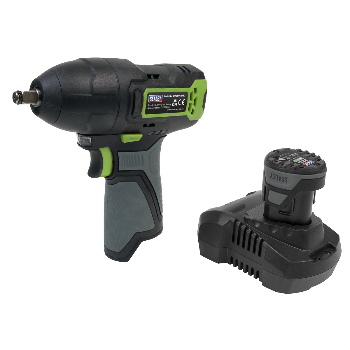 Sealey Cordless Impact Wrench 3/8" Square Drive 10.8V - Body Only CP108VCIWBO