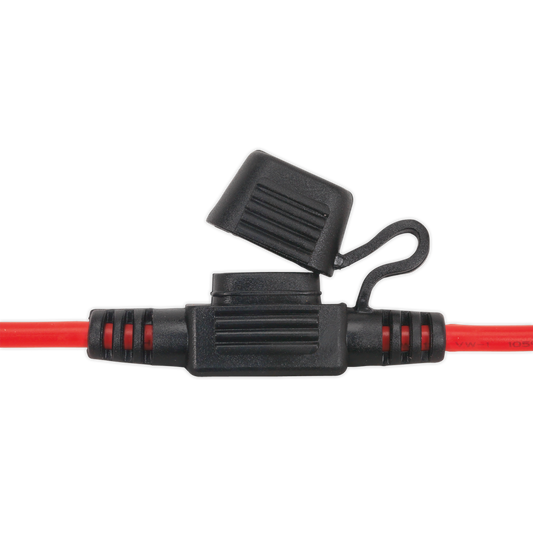 Sealey Mini Fuse Blade Holder Splashproof Rating 30Amp Pack of 10 Pcs FHMSP30