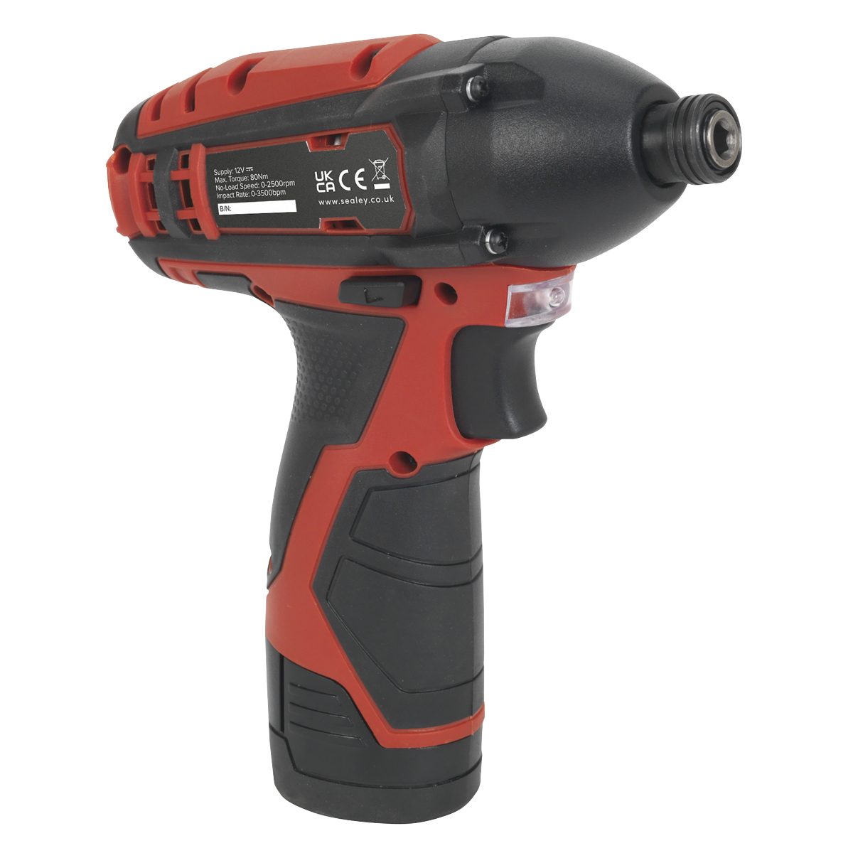 Sealey 12V SV12 Series 1/4" Hex Drive Cordless Impact Driver - Body Only CP1203