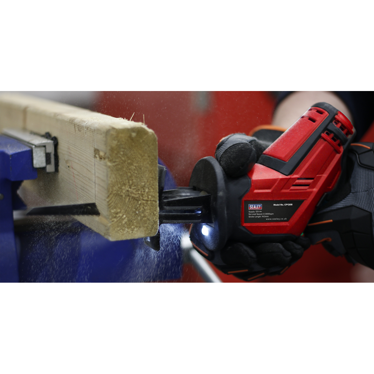 Sealey 12V SV12 Series Cordless Reciprocating Saw Compact - Body Only CP1208