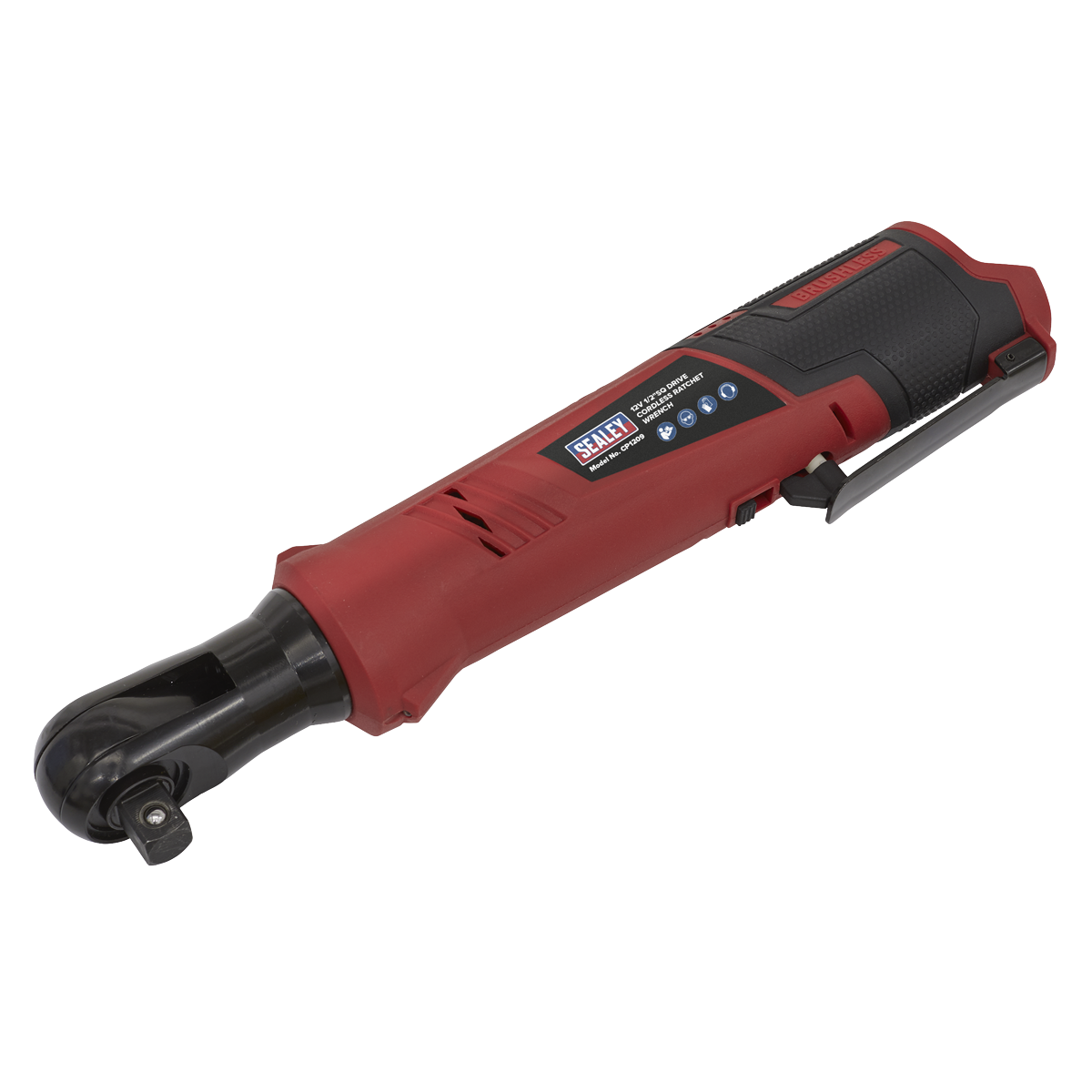 Sealey 12V 1/2" Square Drive Li-Ion Cordless Ratchet Wrench Bare Unit CP1209