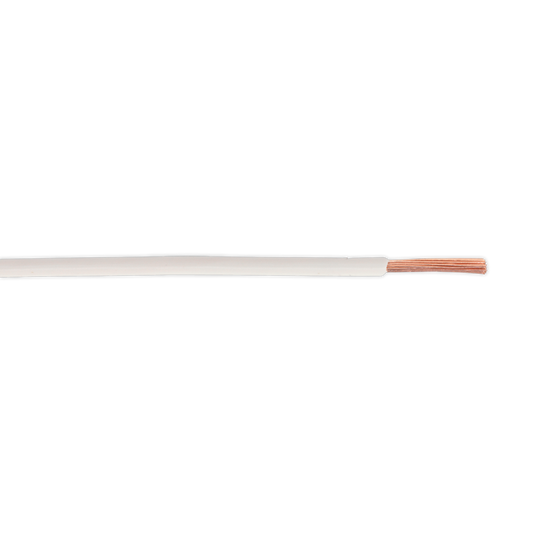 Sealey Thin Wall Automotive Cable 28/0.30mm 25A 50M RoHS White AC2830WH