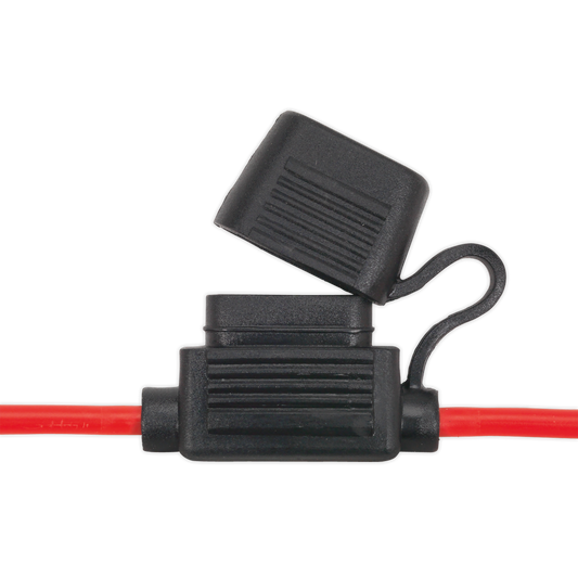 Sealey Standard Fuse Blade Holder Splash Proof 30Amp - Pack of 10 Pieces FHSP30