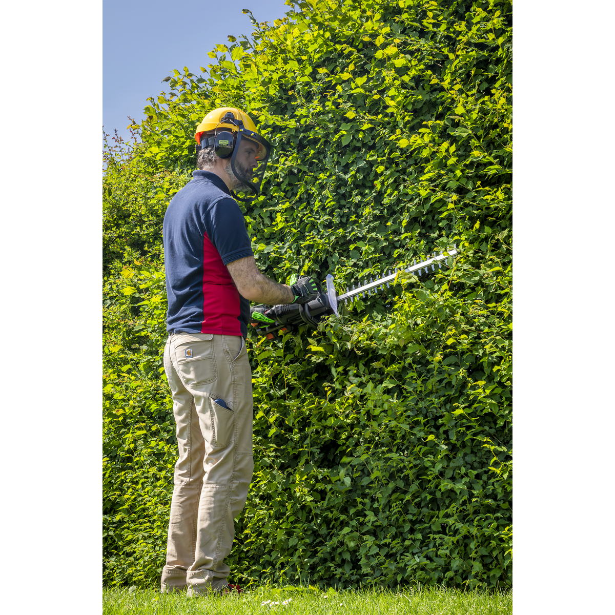 Sealey Hedge Trimmer 40V SV20 Series 52cm 90° Rotating Handle Body Only CP40VHT