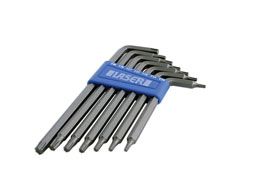 LASER 0605 7Pcs Screwdriver Torx Spanner Bit Set T10-T40 1/2" Drive Steel