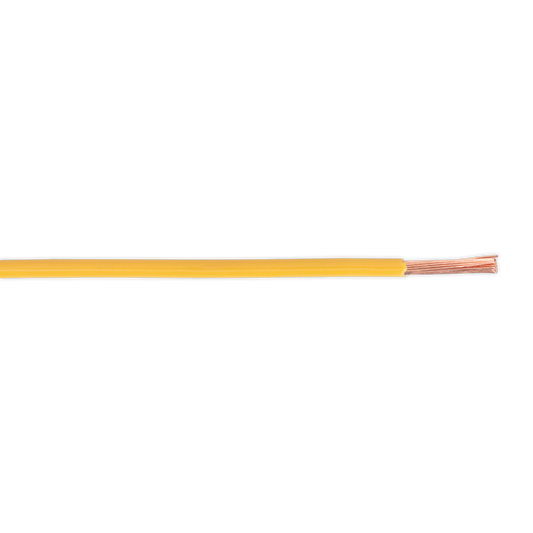 Sealey Thin Wall Cable RoHS Compliant 28/0.30mm 25A 50M Yellow AC2830YE