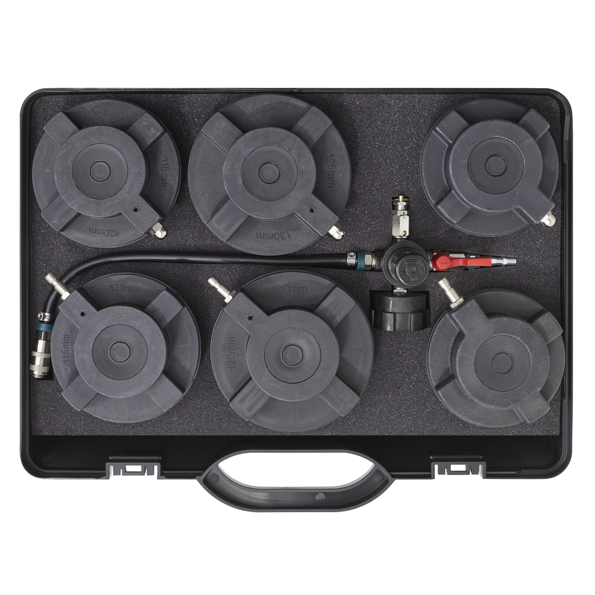 Sealey Turbo System Leakage Tester With Pressure Gauge & Shut-Off Valve CV2030
