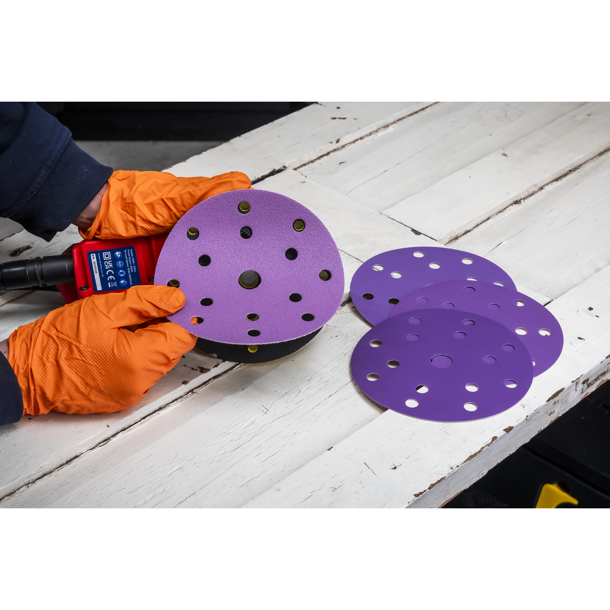 Sealey 230V 150mm 350W Electric Palm Sander With Variable Speed DAS150PS