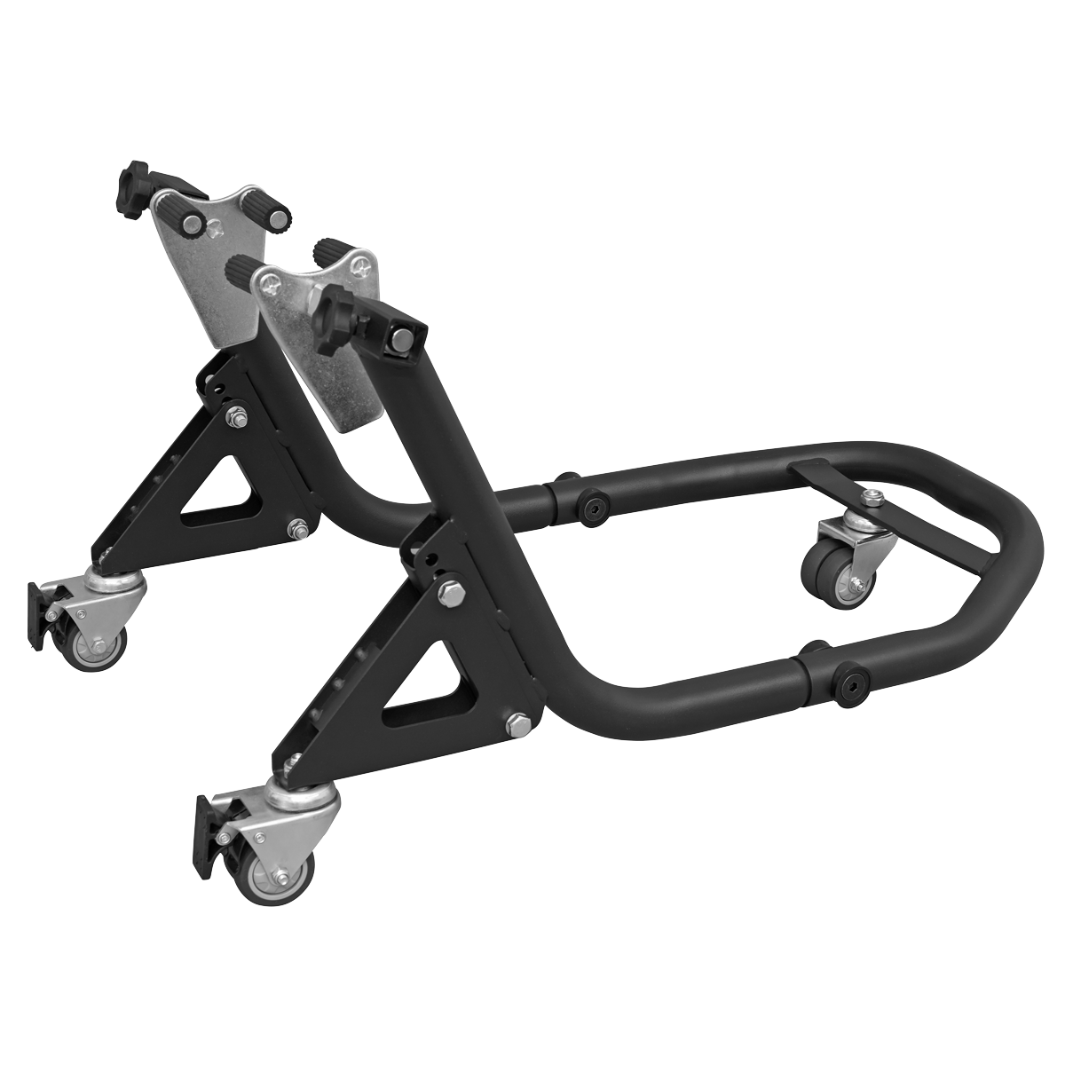 Sealey 360° Universal Floating Front Paddock Stand Triple Castor Wheel FPS1MD