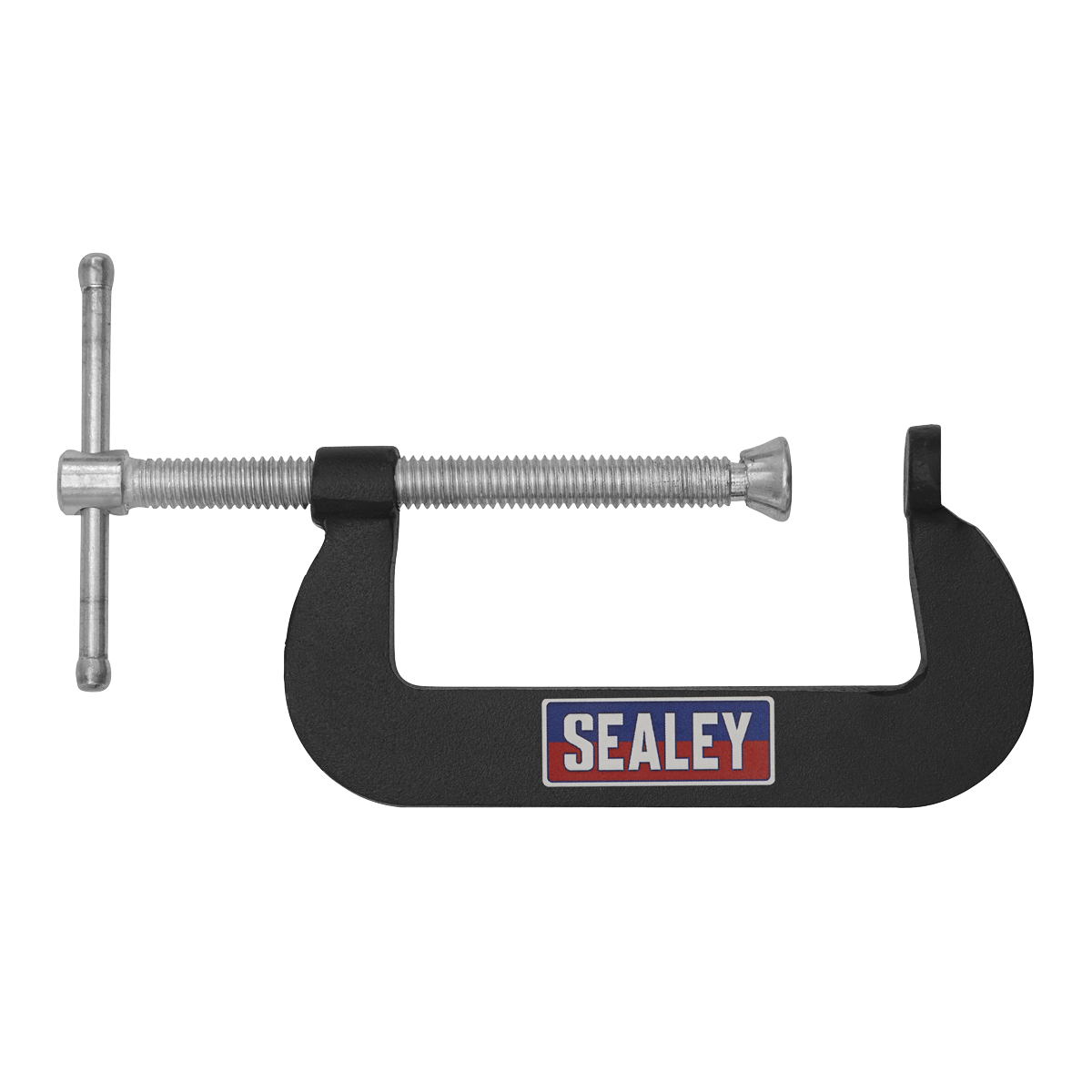 Sealey Junior C-Clamp Set 76mm x 35mm Jaw Opening/Throat Depth 4 Pieces GCC02