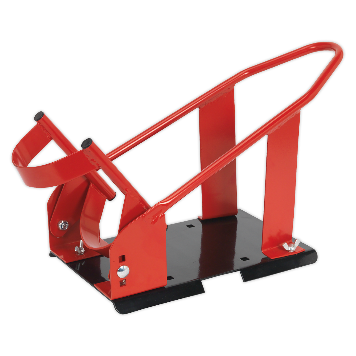 Sealey Motorcycle Front Wheel Chock With Adjustable Pivoting Wheel Guide FPS6