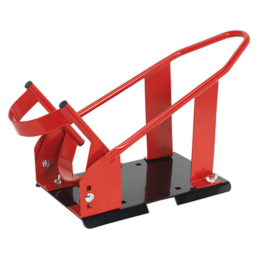 Sealey Motorcycle Front Wheel Chock With Adjustable Pivoting Wheel Guide FPS6