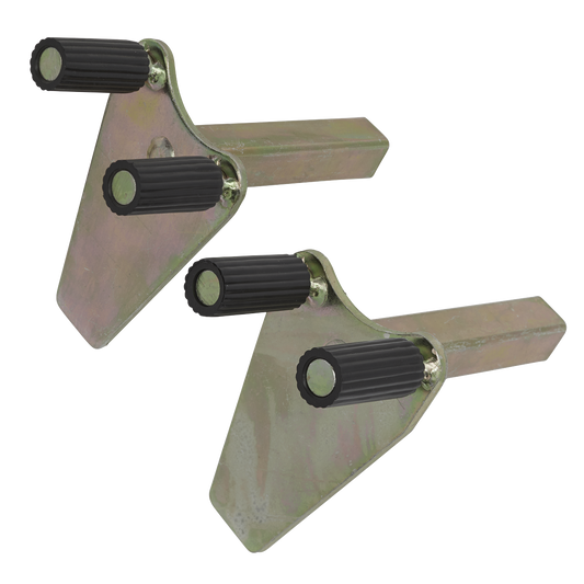 Sealey Fork Cradle Supports For Front Paddock Stands Phosphate Finish FPSFC