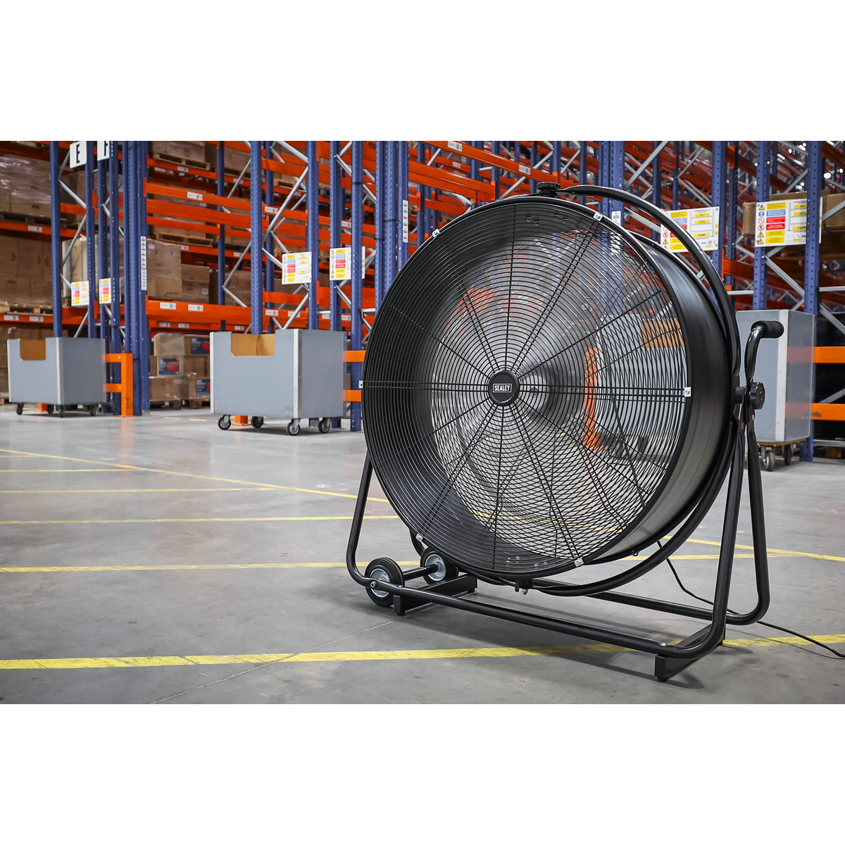 Sealey 30" Industrial High Velocity Orbital Drum Fan With 2-Speeds 230V HVF30S