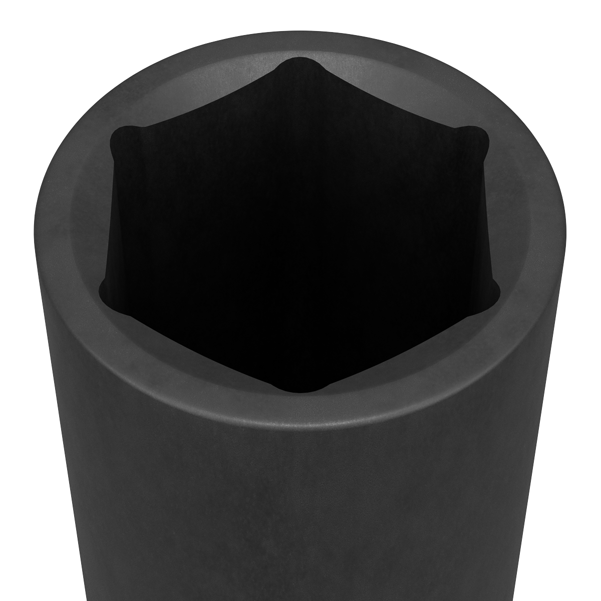 Sealey Impact Socket 19mm Deep 1/2" Square Drive Chrome Vanadium Black IS1219D