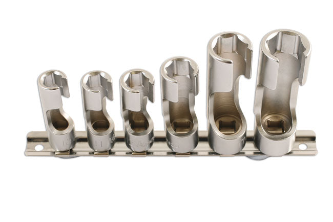 LASER 4984 6 Pieces 3/8" Inch Drive Socket Wrench Set Chrome Vanadium Steel