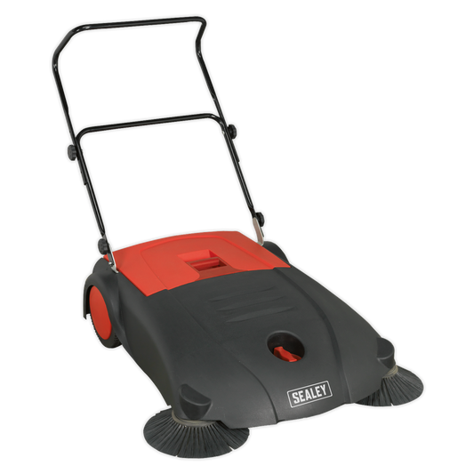 Sealey Floor Sweeper With Tubular Handle & Adjustable Castor Wheel 800mm FSW80