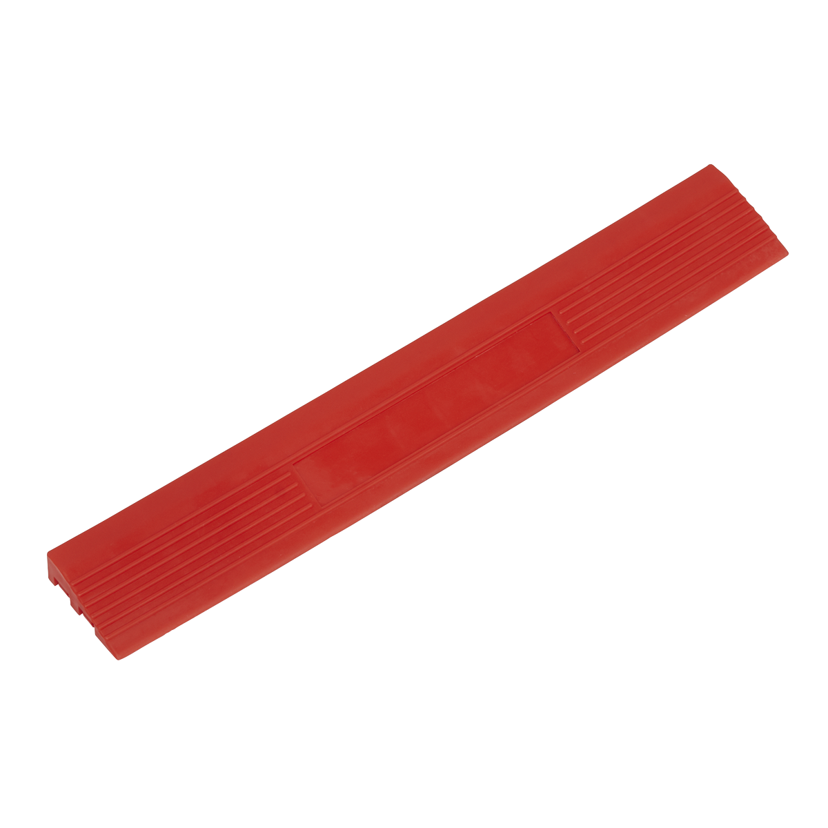 Sealey 400 x 60mm Red Male Polypropylene Floor Tile Edge 18mm Pack of 6 FT3ERM