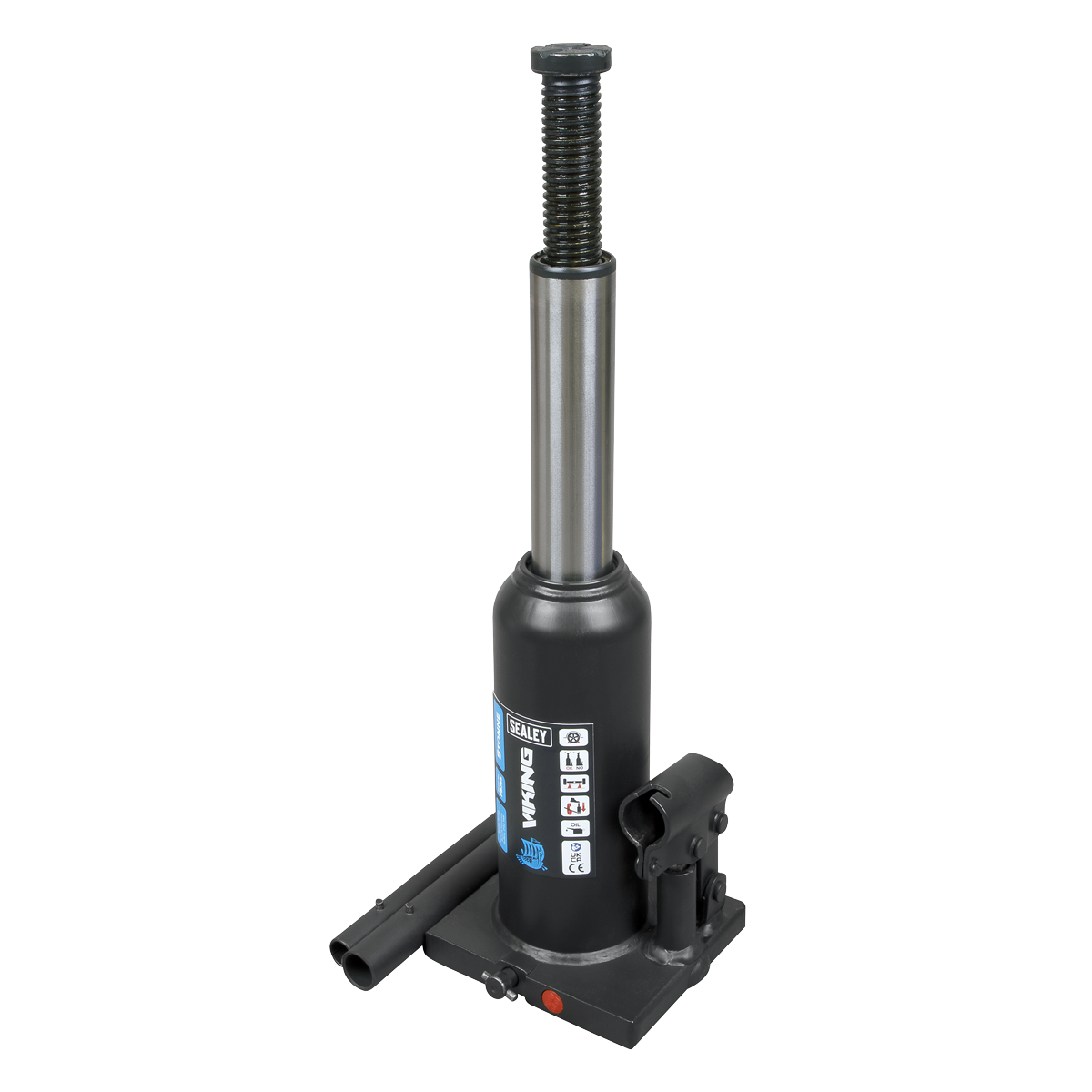 Sealey Bottle Jack Lift 8 Tonne With Overload Valve & 2-Piece Handle PBJ8S