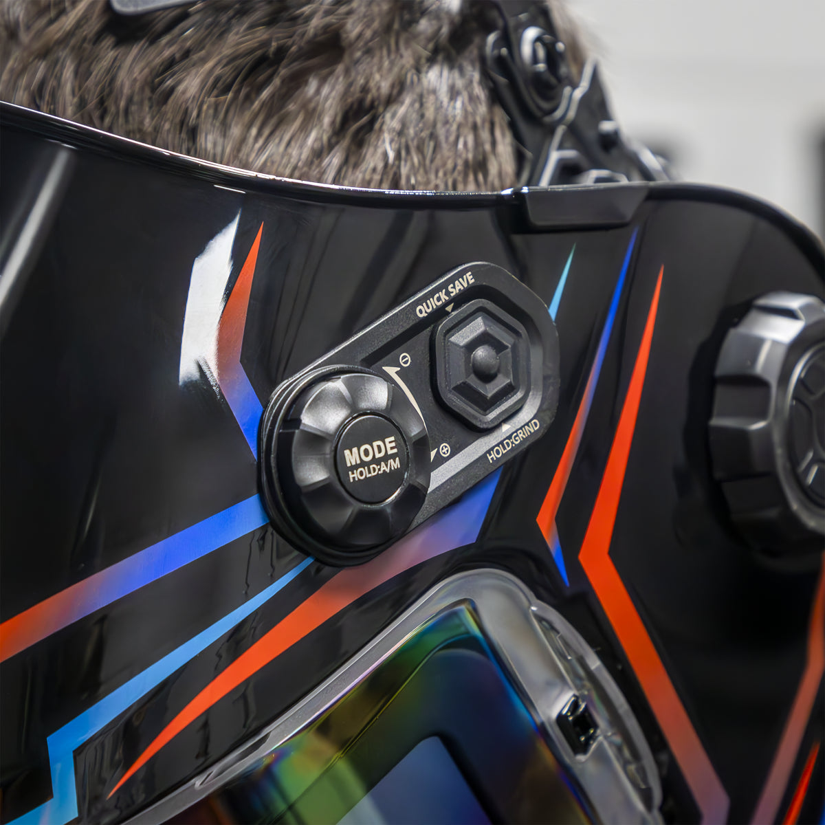 Sealey Panoramic Welding Helmet Auto Darkening Shade 9-13 Fully Digital PWH602
