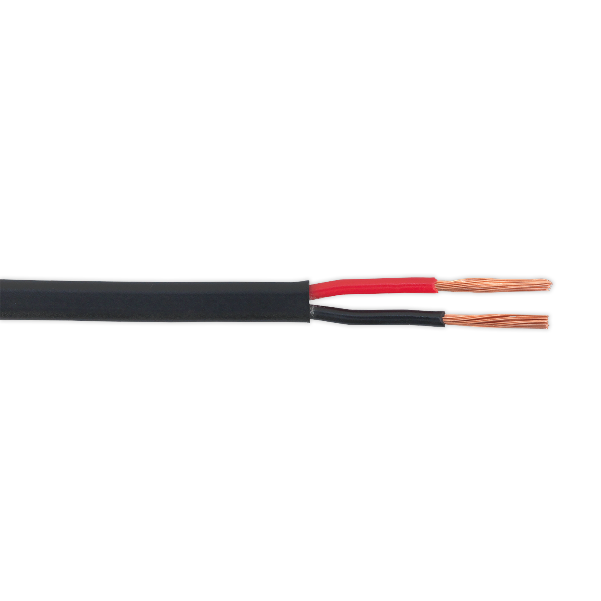 Sealey Thin Wall Flat Twin Cable 2 x 32/0.20mm 8.75A - Black AC3220TWTN