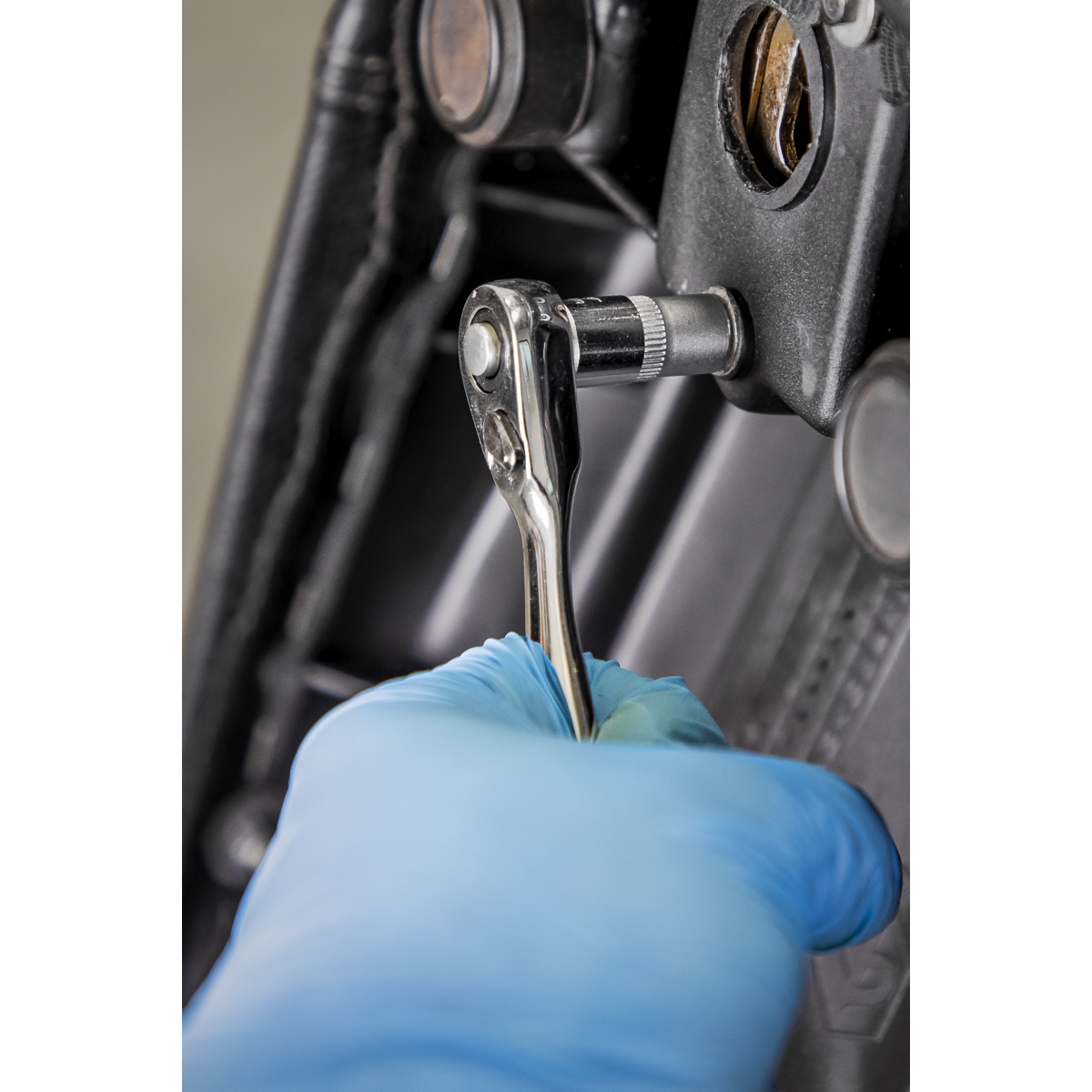 Sealey Micro 72-Tooth Ratchet Wrench & Bit Driver Set 2 Pieces Silver S01250