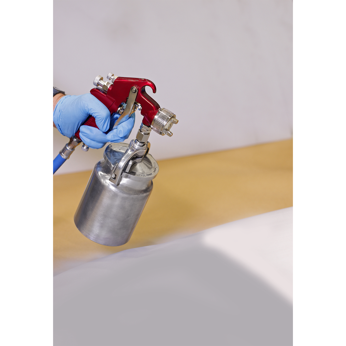 Sealey Suction Feed Spray Gun 2mm Set-Up Maintenance Tools Included S720
