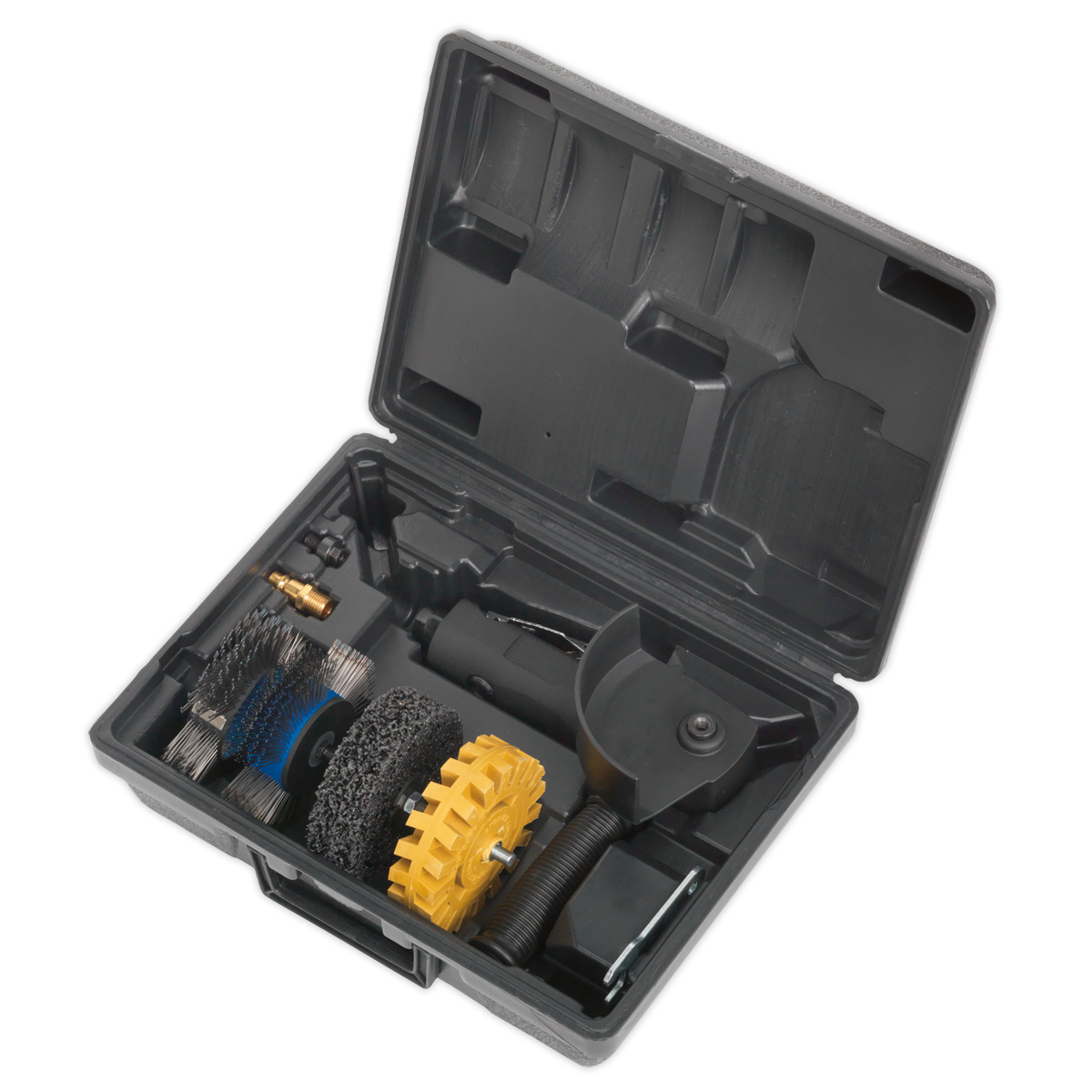 Sealey Smart Eraser Air Tool Kit Supplied In Storage Case 4 Pieces SA695