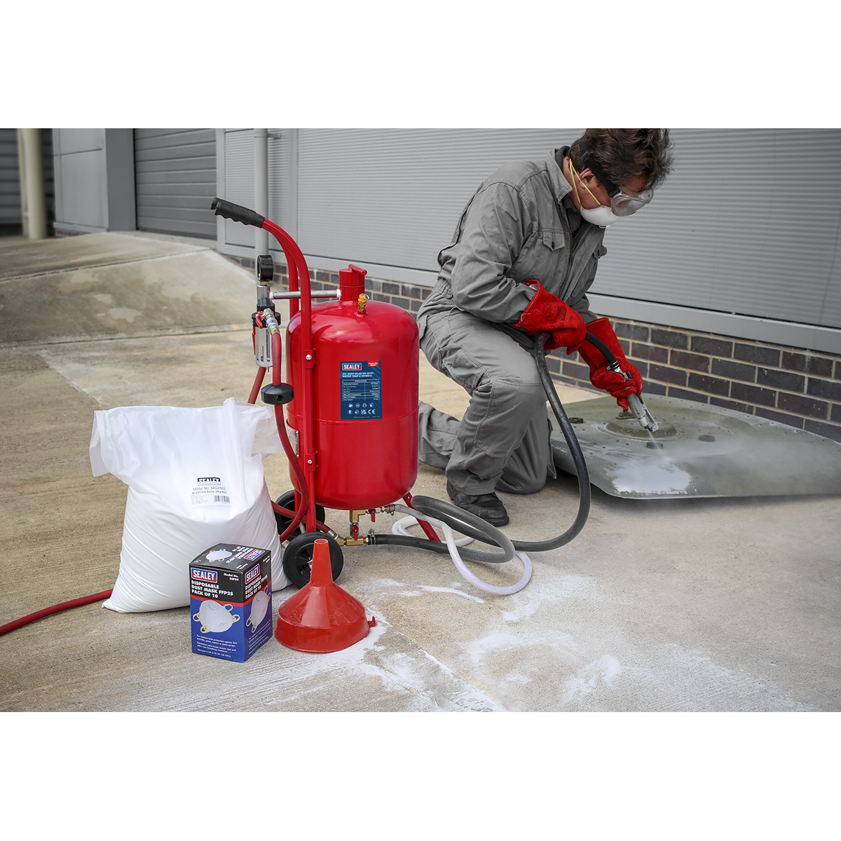 Sealey Soda Blasting Conversion Kit For SB997 & SB998 Shot Blasters SB99.KIT