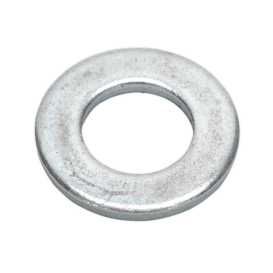 Sealey Flat Washer M12 x 24mm Form A Zinc DIN 125 - Pack of 100 FWA1224