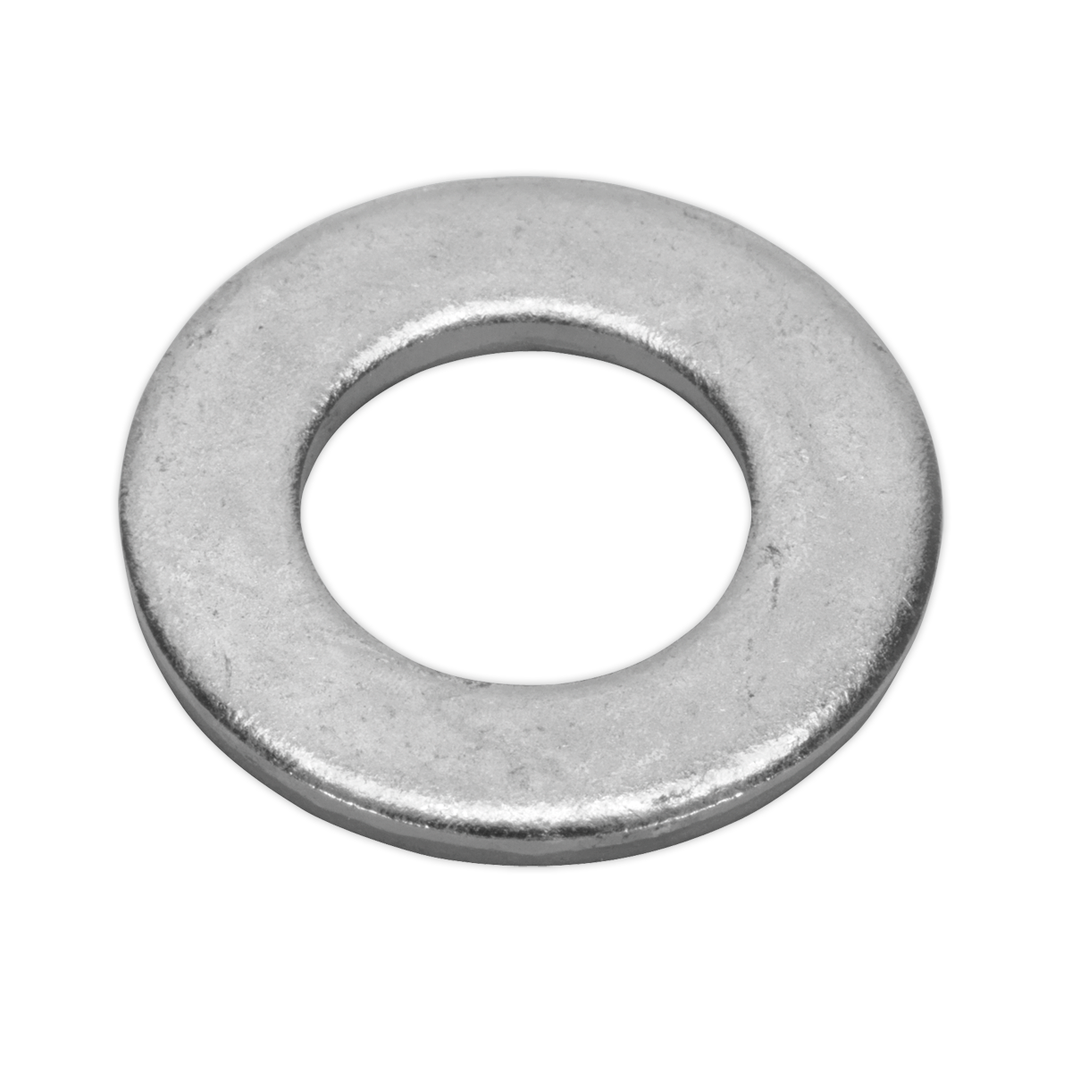 Sealey Flat Washer M14 x 28mm Form A Zinc DIN 125 - Pack of 50 Silver FWA1428