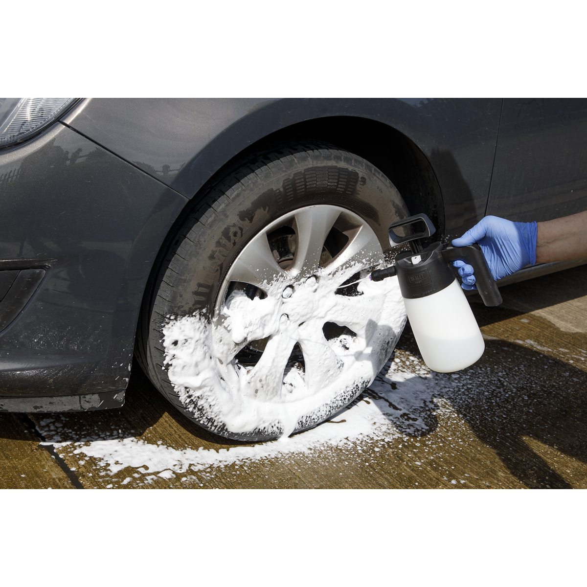 Sealey Whiteout Detailing Snow Foam Non-Wax Stripping PH Neutral 5L SCS090