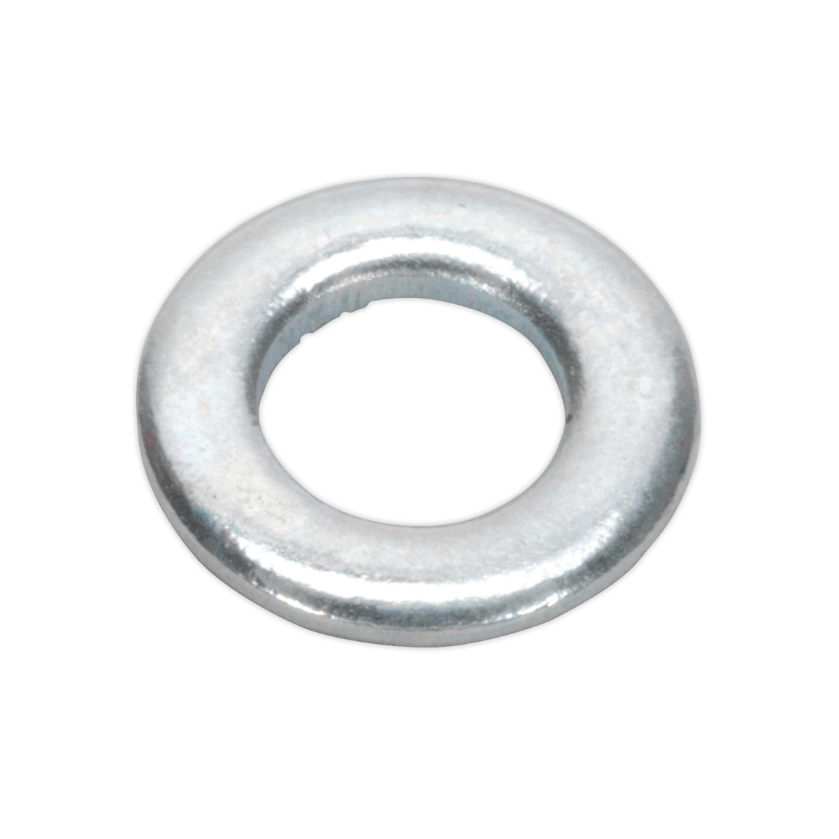 Sealey Flat Washer M5 x 10mm Form A Zinc DIN 125 Pack of 100 Silver FWA510