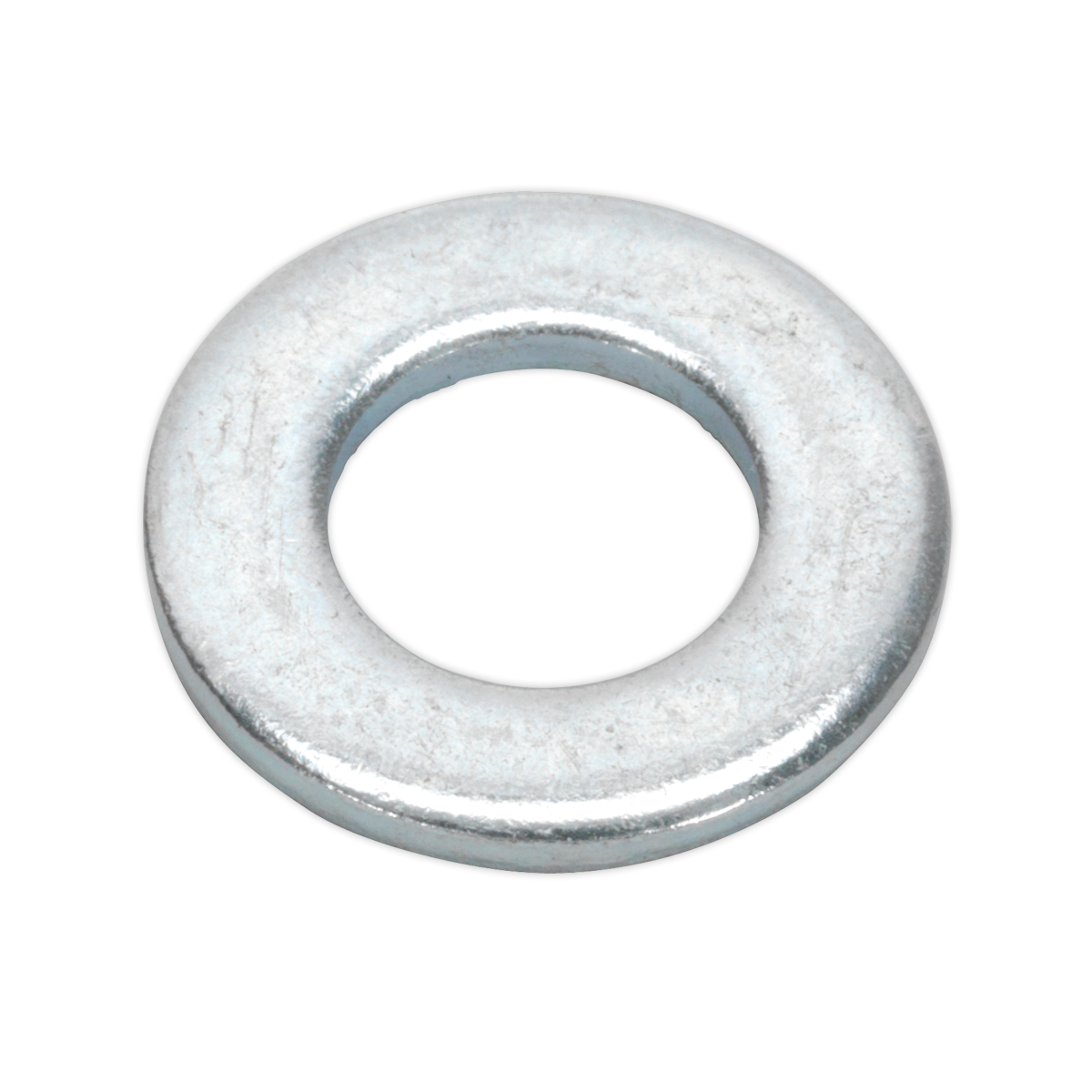 Sealey Flat Washer M8 x 17mm Form A Zinc DIN 125 Pack of 100 Silver FWA817