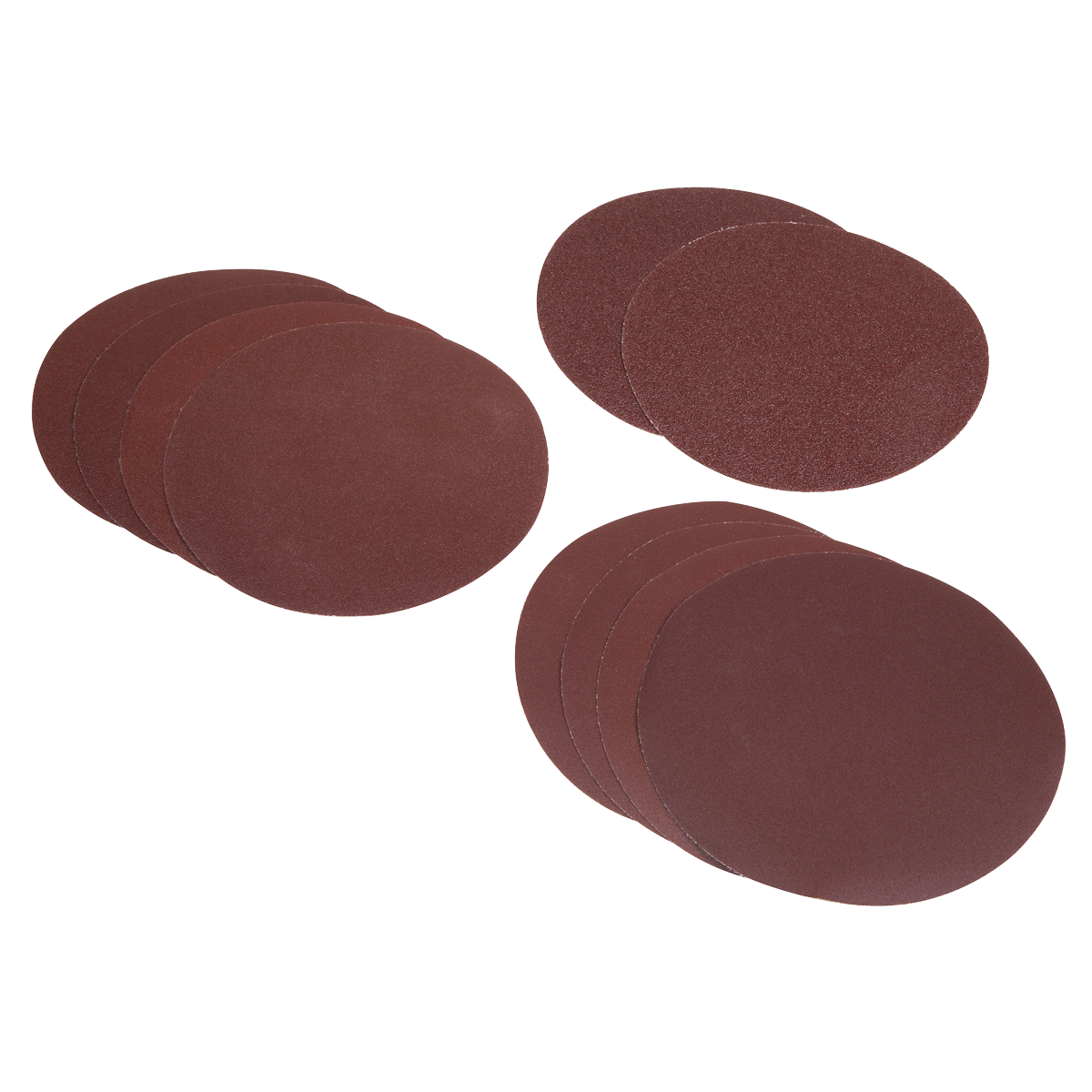 Sealey Hook-and-Loop Sanding Disc Set Ø150mm T60 x2 T120 x4 T240 x4 Grit SSDS01