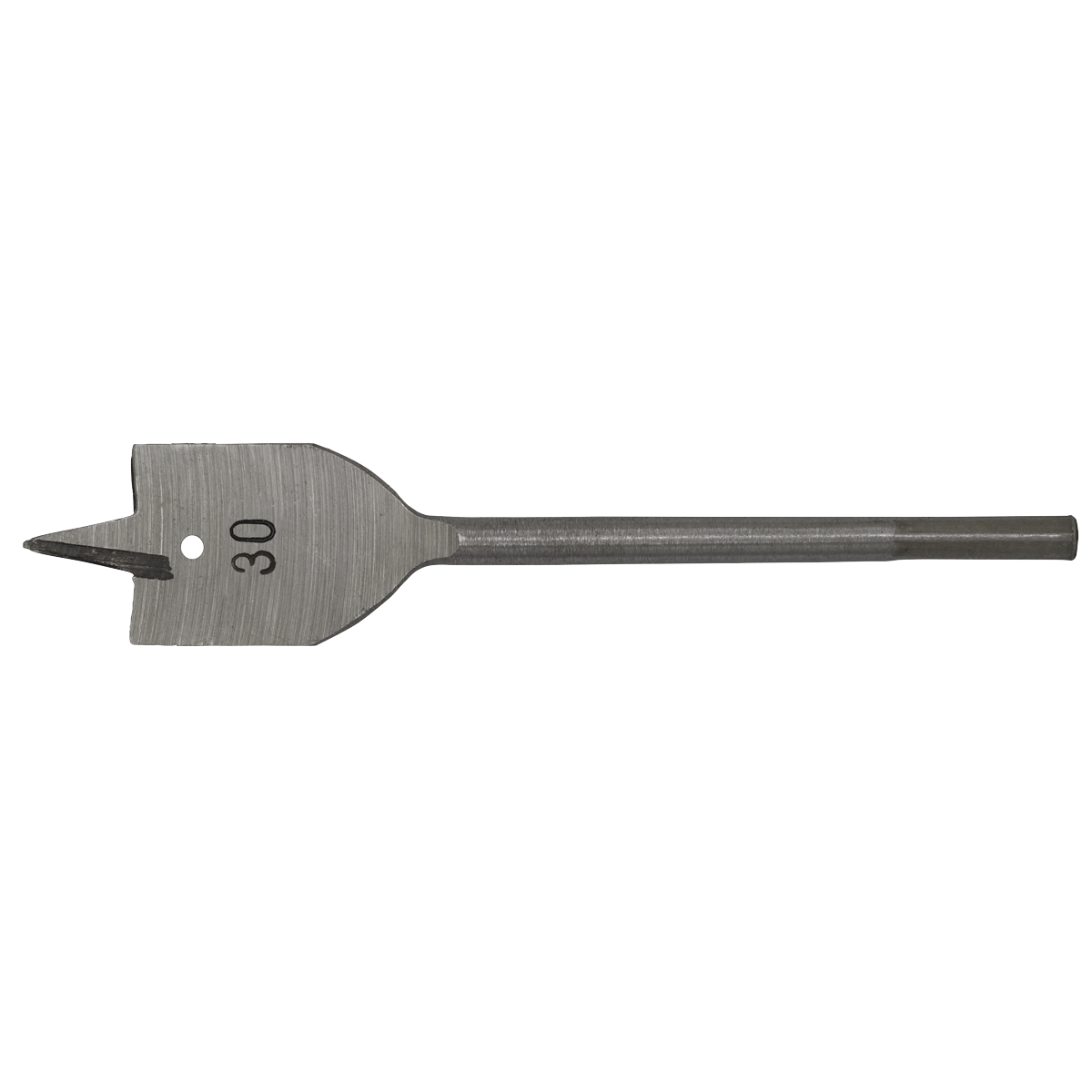 Sealey Fully Hardened High Performance Flat Wood Bit 30mm x 152mm FWB30