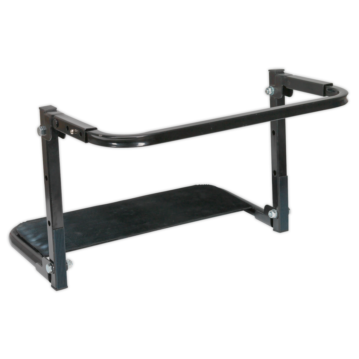 Sealey Folding Wheel Step With Rubber Topped Platform Height-Adjustable STS01